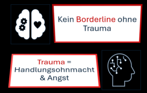 Kein Borderline ohne Trauma! Trauma ist eine Handlungsohnmacht gepaart mit Angst