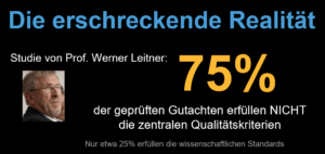 Familienpsychologische Gutachten Folge 4: Josef Leitner 75% der Gutachten sind mangelhaft