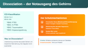 Dissoziation ist der Notausgang im Gehirn