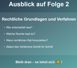 Ausblick auf Folge 2 der Themenreihe Familienpsychologisches Gutachten - Vorbereitung