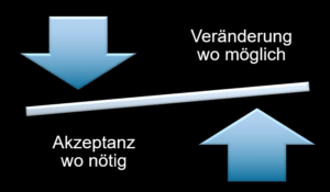 Merksatz der DBT Veränderung wo möglich Akzeptanz wo nötig