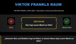 Viktor Frankls Raum zwischen Reiz und Reaktion