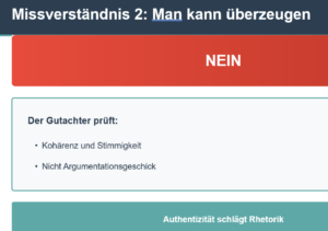 Missverständnis in einem familienpsychologischen Gutachten - man kann den Gutachter nicht ĂĽberzeugen