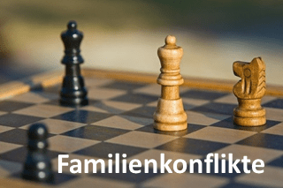 Familienkonflikte erscheinen oft wie ein Schachspiel