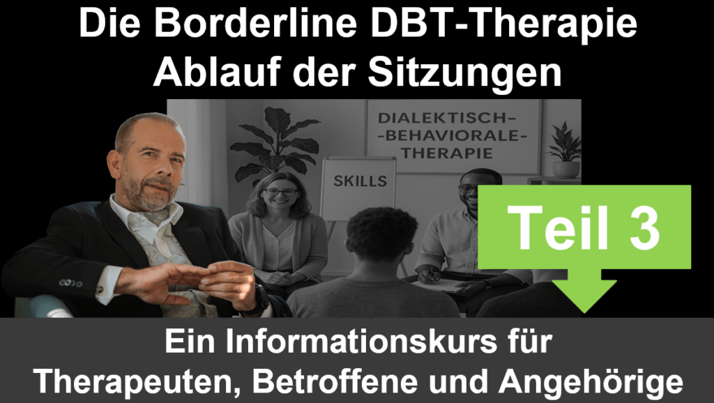 Therapeutische Strategien in der DBT Therapie. Titelbild für den Teil 3