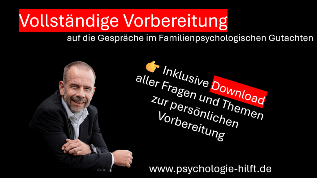 Titelbild für das Video Vollständige Vorbereitung auf ein familienpsychologisches Gutachten